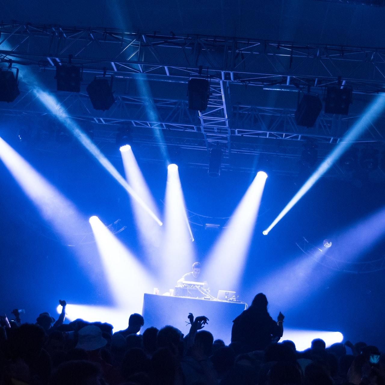 people gathering in a party during night time